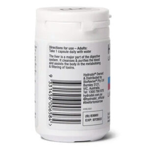 Viên Uống Hydrodol Liver Health Hỗ Trợ Chức Năng Gan Cho Người Trưởng Thành Lọ 30 Viên (4)