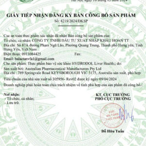 Viên Uống Hydrodol Liver Health Hỗ Trợ Chức Năng Gan Cho Người Trưởng Thành Lọ 30 Viên (5)