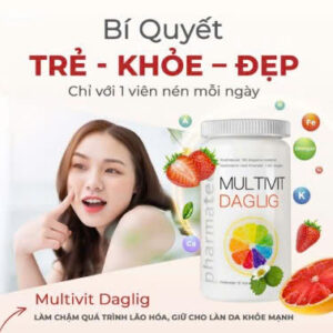 Viên Uống Bổ Sung Vitamin Và Khoáng Chất Multivit Daglig 180 Viên – Hàng Nhập Khẩu Na Uy (2)