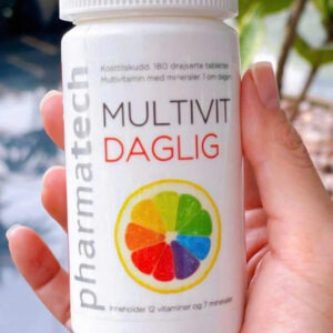 Viên Uống Bổ Sung Vitamin Và Khoáng Chất Multivit Daglig 180 Viên – Hàng Nhập Khẩu Na Uy (4)