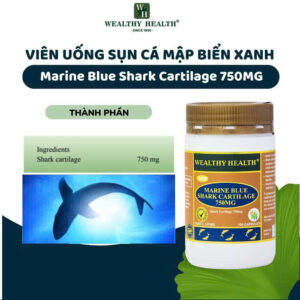 Viên uống sụn cá mập Marine Blue Shark Cartilage 750mg hỗ trợ xương khớp lọ 100 viên 10 Viên Uống Sụn Cá Mập Marine Blue Shark Cartilage 750mg Hỗ Trợ Xương Khớp Lọ 100 Viên (1)