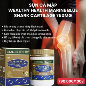 Viên uống sụn cá mập Marine Blue Shark Cartilage 750mg hỗ trợ xương khớp lọ 100 viên 9 Viên Uống Sụn Cá Mập Marine Blue Shark Cartilage 750mg Hỗ Trợ Xương Khớp Lọ 100 Viên (5)