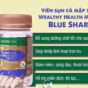 Trang chủ 22 Viên Uống Sụn Cá Mập Marine Blue Shark Cartilage 750mg Hỗ Trợ Xương Khớp Lọ 100 Viên (6)